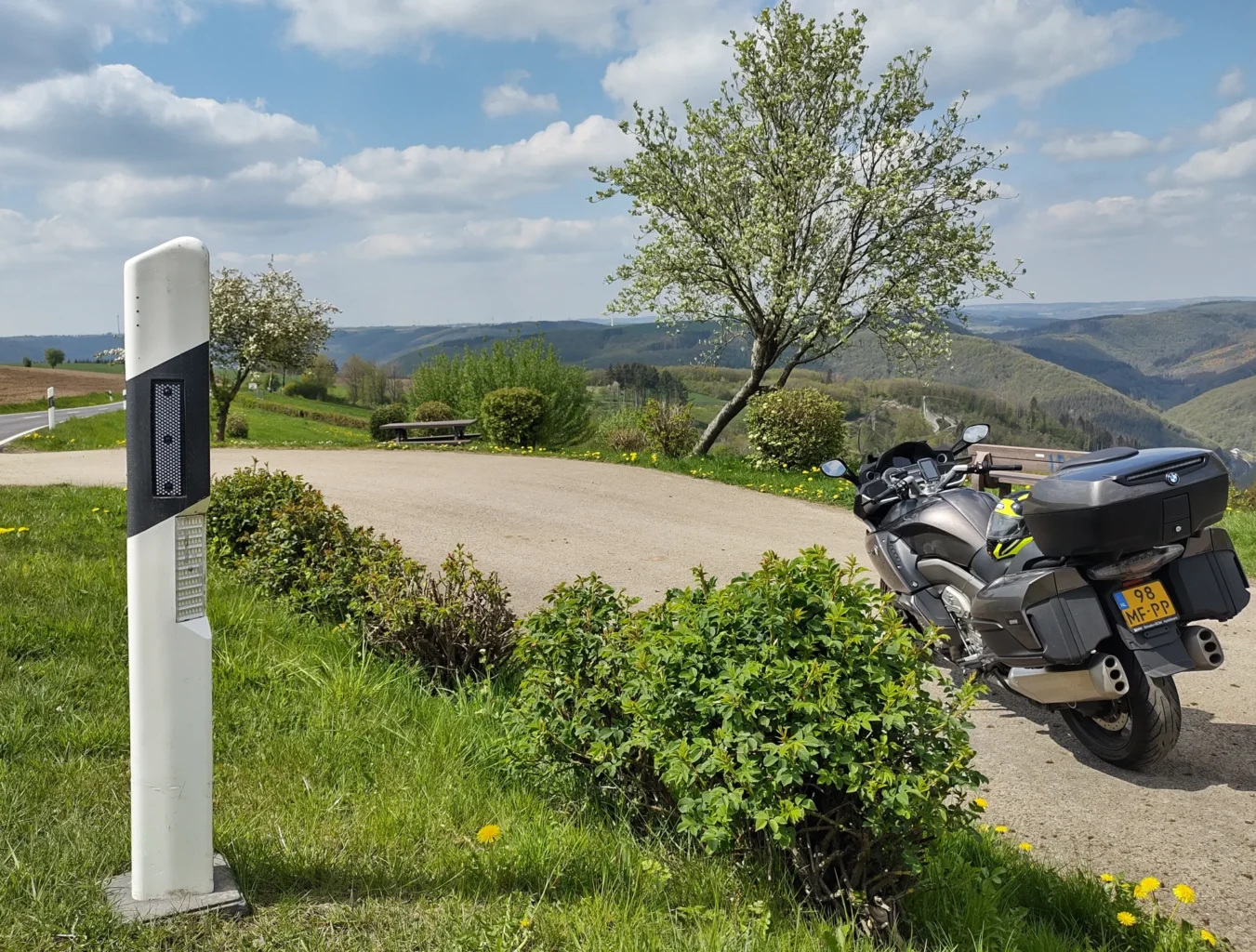 Uitzicht Sûre-dal - CR348 nabij Bourscheid