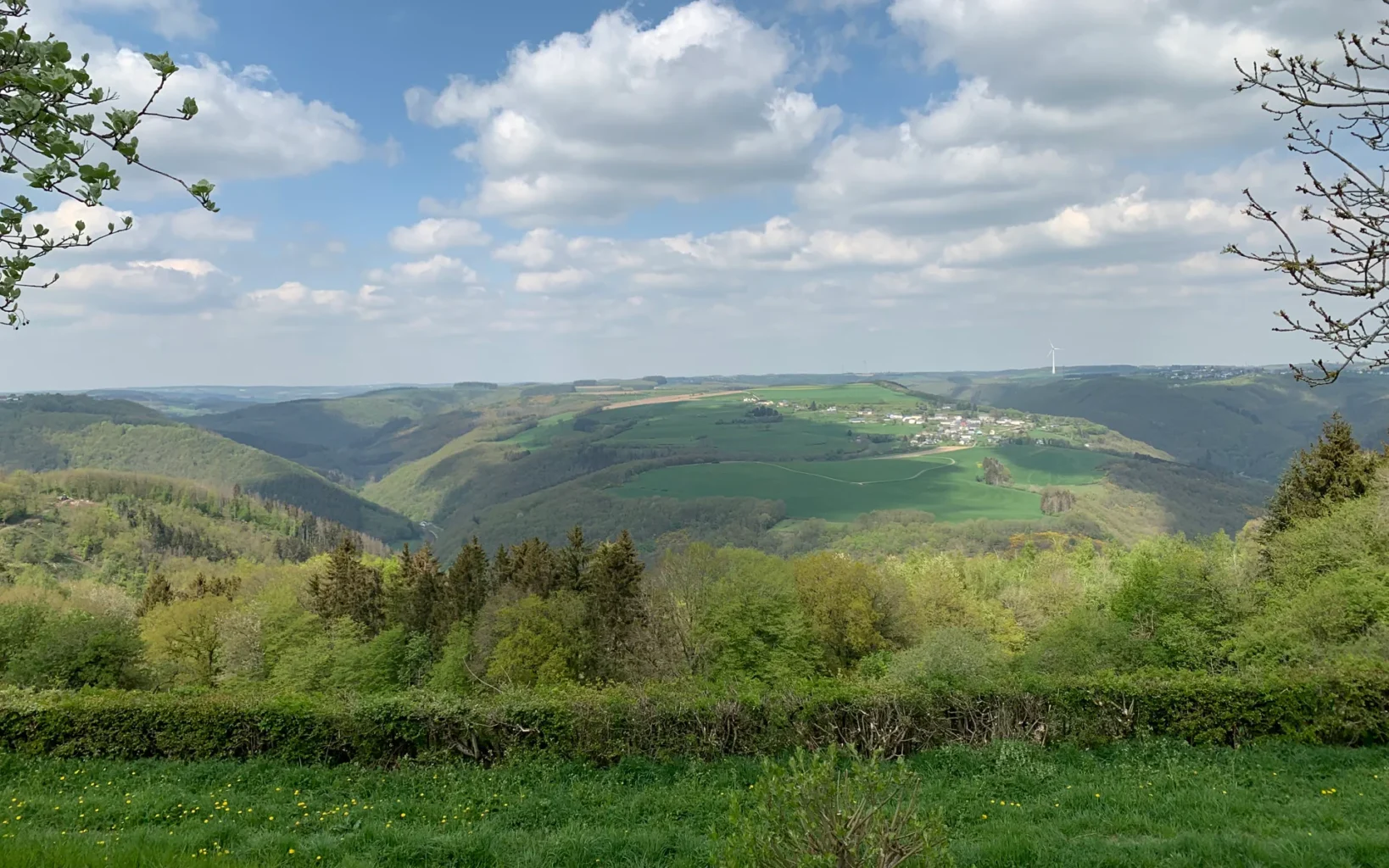 Uitzicht Sûre-dal - CR348 nabij Bourscheid